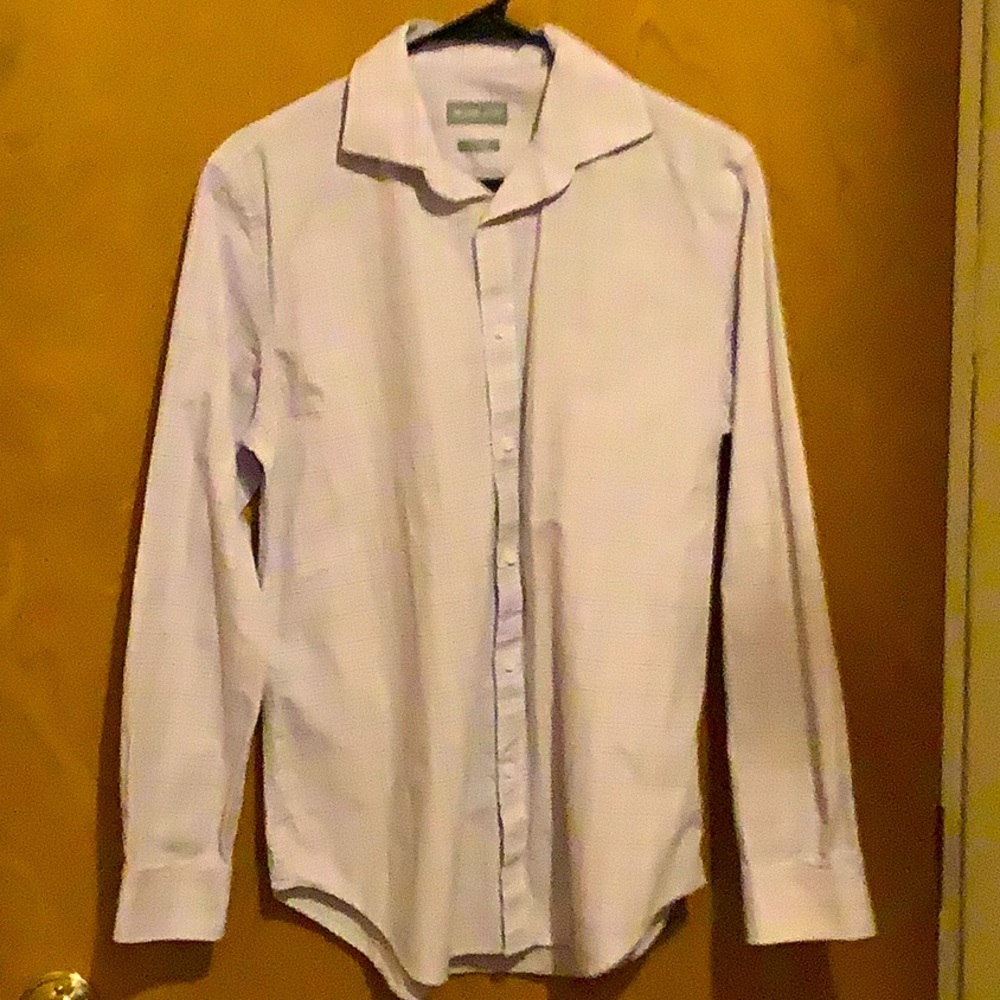 Michael Kors Slim Fit Buttons Long Sleeve Shirt (M)